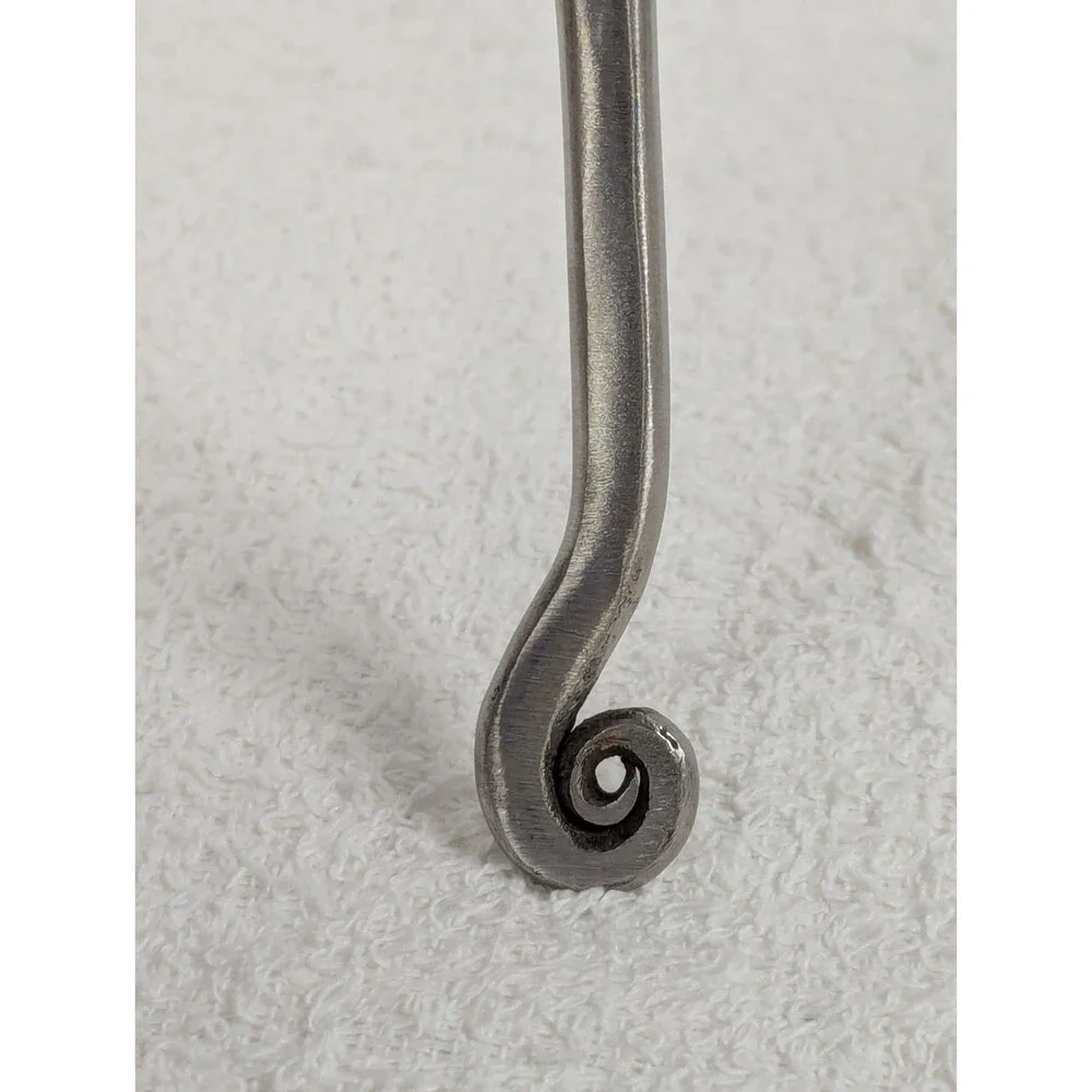 Pier 1 Imports - LILY - Fork  & Spoon & Knife - Swirl Scroll Stainless - 5 Piece
